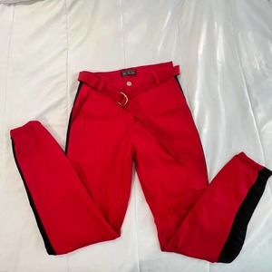 Vintage retro red pants